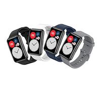 SenMore 4 Correas Compatibles con Huawei Watch Fit Correa de Silicona Deportiva Accesorios de Reloj Inteligente para Huawei Watch Fit/SE/New/Elegant Pulsera de Repuesto