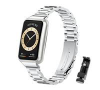 SenMore Correa de Metal Compatible con Huawei Watch Fit 2 Reloj Inteligente Pulsera de Reemplazo Correas de Acero Inoxidable Pulseras para Huawei Watch Fit2/Active/Elegant/Classic