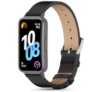 SenMore Leather Correa Compatible con Huawei Band 10/Band 9/Band 8, Ajustable Cuero Pulsera de Repuesto para Huawei Band 8/9/10 Smartwatch.(No host)