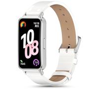 SenMore Leather Correa Compatible con Huawei Band 10/Band 9/Band 8, Ajustable Cuero Pulsera de Repuesto para Huawei Band 8/9/10 Smartwatch.(No host)