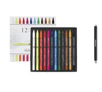 Sennelier 12 lápices pastel secos extra finos y portalápices pastel y 1 tarjeta