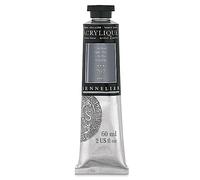 Sennelier Acrílico de artistas extrafino, Pintura Acrilica y Plastica, 60 ml, gris claro S1