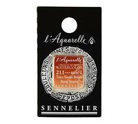 Sennelier Acuarela media Pan S1 - Burnt Sienna (211)
