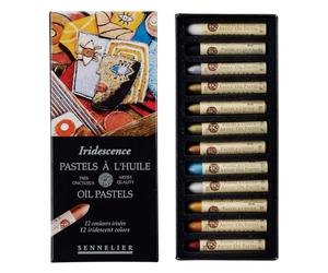 Sennelier Artists Oil Pastels - Set of 12 x Iridescent