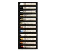 SENNELIER - Caja de 12 pasteles al óleo, colores iridiscentes
