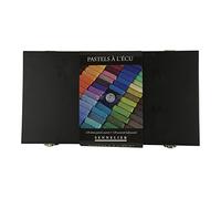 Sennelier Caja negro Medio suavemente pastel Box 120 Negro Box Set de 120 Mitad Pasteles Multi