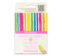 Sennelier Estuche de 6 Pasteles al óleo fluorescentes