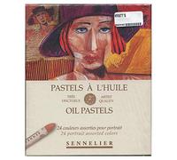 Sennelier Juego de cartón al óleo pastel 24 unidades retrato (paquete de 1)
