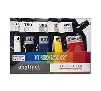 Sennelier Juego de Pintura Abstracta 5P, Colores primarios, 600 ml (Pack of 1), 600