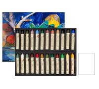 Sennelier Pasteles de Aceite Surtidos 24 pcs .Landscape y 1 Postales