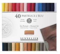 Sennelier Pasteles al óleo suaves Half ST – 40 unidades, multicolor