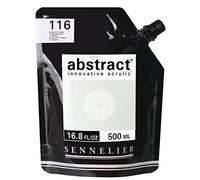 Sennelier Pintura Abstracta SENNE Titan.Blanco Titanio, 500 ml (Pack de 1)