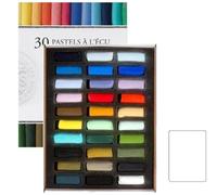 Sennelier Soft Pastel - Estuche de 30 Demi-Pastels tendres à l'écu Plein air, Set Bord DE MER, Pastel Extra Fins - Calidad Artística (Francia)