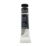 Sennelier Tubo de gouache extrafino (21 ml-20,7 ml), color negro perileno, S3, ideal para acuarelas y papeles de medios mixtos, también con lienzo imprimado, tableros de ilustración