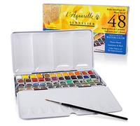 Sennelier Watercolour Metal Tin of 48 Half Pans Classic Set