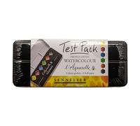 Sennelier Watercolour Metal Tin of 6 Half Pans Intro Set