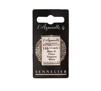 Sennelier Watercolour Whole Pan S1 - Titanium White (116)
