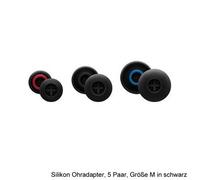 Sennheiser Adaptador de silicona para el oído M=negro 5 pares de adaptadores de silicona para el oído M