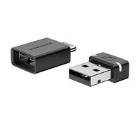 Sennheiser BTD 600 Dongle de Bluetooth® - Adaptador USB-A/USB-C con códecs de audio AptX para un sonido estable y de alta calidad - Escucha música, haz llamadas y ve vídeos