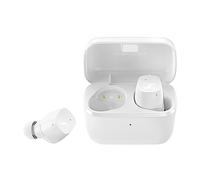 Sennheiser CX True Wireless Auriculares, Bluetooth para música y llamadas con cancelación de ruido pasiva, control táctil personalizable, acentuación de graves, IPX4 y 27 horas de batería, blanco