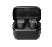 Sennheiser CX True Wireless Auriculares, Bluetooth para música y llamadas con cancelación de ruido pasiva, control táctil personalizable, acentuación de graves, IPX4 y 27 horas de batería, Negro