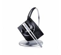 Sennheiser DW Office Monoaural Diadema Negro, Acero Pulido - Auriculares con micrófono (Centro de Llamadas/Oficina, 5-45 °C, -20-70 °C, Monoaural, Diadema, Negro, Acero Pulido)