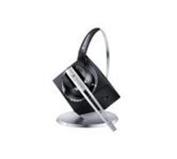 Sennheiser DW10 - Auriculares inalámbricos DECT para teléfono de Oficina, Color Negro y Plateado