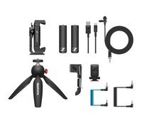 Sennheiser XSW-D Kit Portátil Lav Mobile, Sistema de Micrófono Lavalier Omnidireccional Inalámbrico para Grabación de Audio en Cámara con Abrazadera para Smartphone y Minitrípode
