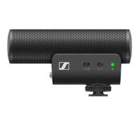 Sennheiser MKE 400 Micrófono Shotgun Direccional para Cámara con Conectores TRS y TRRS de 3,5mm para DSLR, Mirrorless y Móvil, 508898