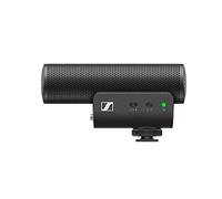Sennheiser MKE 400 Micrófono Shotgun Direccional para Cámara con Conectores TRS y TRRS de 3,5mm para DSLR, Mirrorless y Móvil, 508898