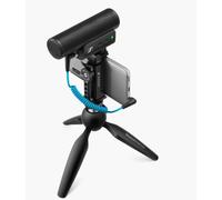 Sennheiser MKE 400 Mobile Kit Set condenser microphone for camera, spring-loaded mount, 3.5 mm TRS+TRRS jack cable
