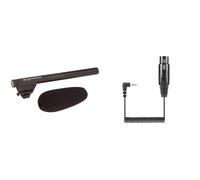 Sennheiser MKE 600 Shotgun Microphone Black with KA 600 Connection Cable 3.5mm
