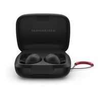 Sennheiser Momentum Sport Auriculares con Ajuste de Sonido Deportivo y ANC adaptativo, Ajuste Seguro, 24 Horas de duración de la batería - Negro