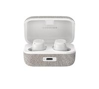 Sennheiser MOMENTUM True Wireless 3 auriculares intrauditivos Bluetooth para música y llamadas con ANC, conectividad multipunto, IPX4, carga Qi, duración de la batería de 28 horas, diseño compacto - blanco