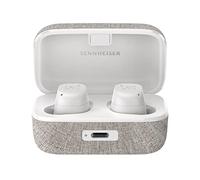 Sennheiser MOMENTUM True Wireless 3 - Auriculares intraurales Bluetooth para música y llamadas con cancelación de ruido adaptativa y batería de 28 horas de duración, blancos