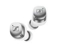 Sennheiser MOMENTUM True Wireless 4 auriculares inteligentes - Bluetooth 5.4, sonido nítido, diseño cómodo, 30 horas de autonomía y cancelación de ruido activa adaptativa - blanco plata