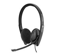Sennheiser PC 8.2 CHAT, auriculares con cable para casual gaming, e-learning y música, micrófono con cancelación de ruido, control de llamadas, micrófono plegable, alta comodidad: conectividad USB-A