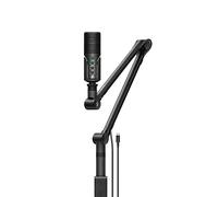 Sennheiser Profile Streaming Set con micrófono USB, Boom Arm y Bolsa - Diseño Plug & Play, Perfecto para grabar podcasts y streaming, Cápsula de condensador cardioide, Cable USB-C 3m - Negro (700100)