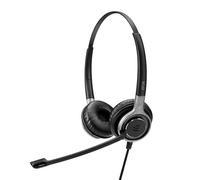 Sennheiser SC 660 USB ML Binaural Diadema Negro, Plata - Auriculares con micrófono (Centro de Llamadas/Oficina, Binaural, Diadema, Negro, Plata, Alámbrico, 2,9 m)