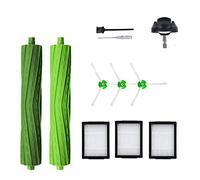 SENNII Accesorios de Piezas de Repuesto para aspiradora iRobot Roomba i7 i6 i8 i3 i4 i1 e5 e6 I E Series, 1 Cepillo Giratorio, 1 Rueda giratoria Delantera, 3 filtros y 3 cepillos Laterales