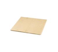 Seno & Seno | Piedra refractaria para hornear pan y pizza | rectangular | Material cordierita | Dimensiones 41 x 36 x 1,4 cm | Superficie superior lisa y superficie inferior ondulada