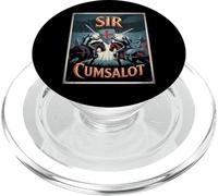 Señor Cumsalot Caballero Cruzado Medieval Fantasía Mordaza PopSockets PopGrip para MagSafe