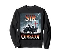 Señor Cumsalot Caballero Cruzado Medieval Fantasía Mordaza Sudadera