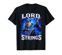 Señor De Las Cuerdas Guitarra Mago Fantasía Meme Papá Broma Camiseta