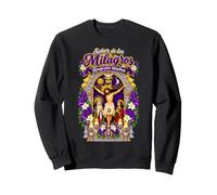 Senor de los Milagros Peru Catholic Crucifix Purple Month Sudadera