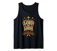 Señor de Señores Apocalipsis 19:16 Crown Christian Camiseta sin Mangas