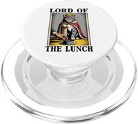 Señor del almuerzo Gato Amante de los Gatos Rascar Poste Divertido Gato PopSockets PopGrip para MagSafe