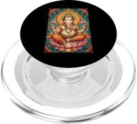 Señor Ganesha Vitral Dios Hindú Hinduismo PopSockets PopGrip para MagSafe