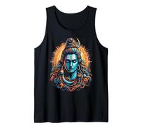 Señor Shiva Dios hindú Mahadeva Tridente Devoto del hinduismo Camiseta sin Mangas