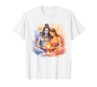 Señor Shiva Durga Dios hindú Mahadeva Diosa Diosa Parvati Camiseta